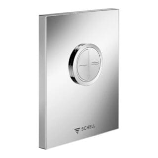 Schell WC-Betätigungsplatte EDITION ECO 124x153,5x12mm, Kunststoff, alpinweiß