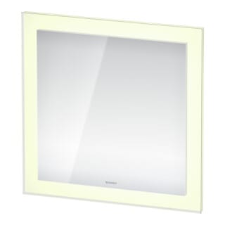 Duravit Lichtspiegel White Tulip 75x75x5cm, 38 W, App Version, LED, weiß