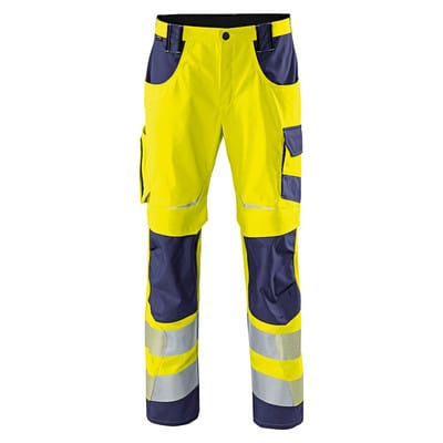 Kübler Hose REFLECTIQ PSA 2 warngelb/dunkelblau Form 2207 Größe 56