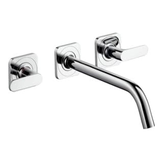 hansgrohe Fertigset Axor Citterio M UP-3-Loch-Waschtischarmatur, Ausl. 226mm, Roset., chr