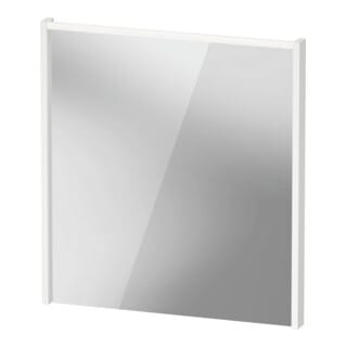 Duravit LED-Spiegel D-Code 2.0 65x70x5cm, 5 W, we. matt, Lichtfeld oben