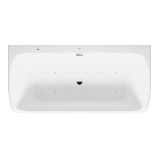 Duravit Whirlwanne Qatego 180x87cm, Vorw., 2 RS, weiß, Air-System
