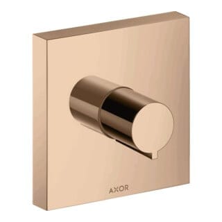 hansgrohe Fertigmontageset Axor Starck UP-Absperrvtl., eckig, polished red gold