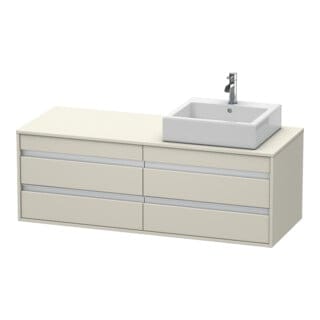 Duravit Waschtischunterschrank Ketho 140x55x49,6cm, f AWT, 4 La, B re, Tau