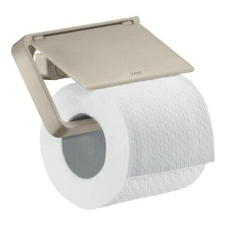 hansgrohe Papierhalter Axor universal mit Deckel, Metall, brushed nickel