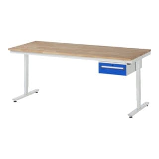 Rau Arbeitstisch elektrisch höhenverstellbar, B750xT800xH720-1120mm, ES-Platte-28 mm