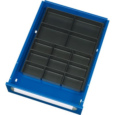 Rau - Schubladen-einteilungs-set Schublade-e H 60-360mm 2 Materialschalen