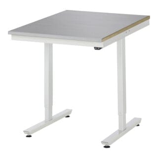 Rau Arbeitstisch elektrisch höhenverstellbar, B750xT1000xH720-1120mm, ES-Platte-28 mm