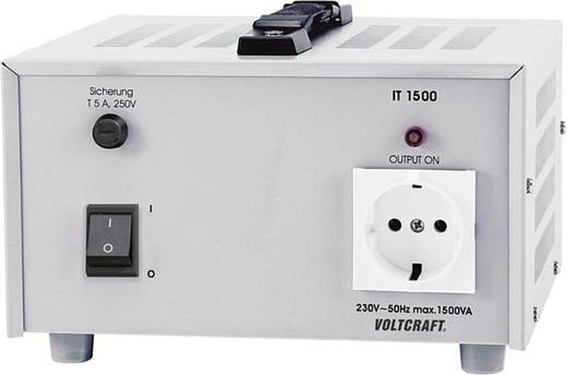 [gebraucht] B-ware Voltcraft It1500 Universal Labor Trenn Transformator Festspannung 1500 Va 2369