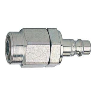Riegler Nippel, NW7,2-NW7,8 »stream line«, Stahl gehärtet/verz., 13,5x9,5