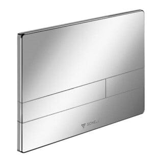 Schell WC-Betätigungsplatte LINEAR ECO weiß, 2-Mengen Spülung