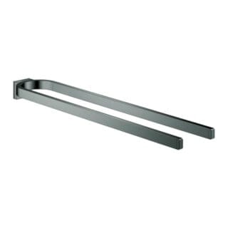 Grohe Handtuchhalter Selection 40cm, 2-arm, n. schwenkb., hard graphite