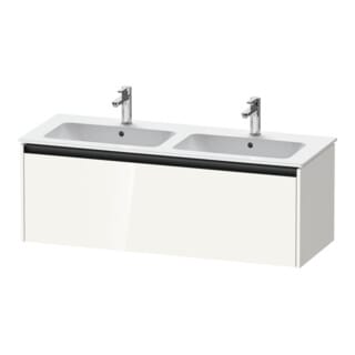 Duravit Waschtischunterschrank Ketho.2 128x48x44cm, 1 Ausz., wandhängend, we. hgl