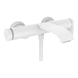 hansgrohe Wannen-Einhebelmischer Vivenis AP, Ausladung 216mm, mattweiß