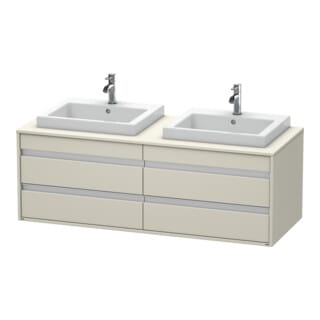 Duravit Waschtischunterschrank Ketho 140x55x49,6cm, f EWT, 4 La, B bs, Tau