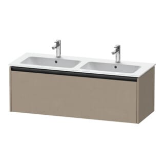 Duravit Waschtischunterschrank Ketho.2 128x48x44cm, 1 Ausz., wandhängend, leinen