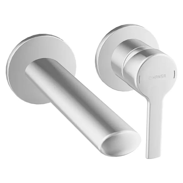 Hansa Fertigmontageset HANSARONDA UP-2-Loch-Waschtisch-Einhebelmischer, chrom