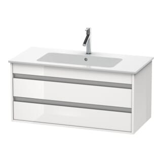 Duravit Waschtischunterschrank Ketho 100x47,5cm, we hgl, 2 Schubk., wandhängend