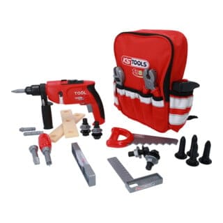 KS Tools Werkzeug-Rucksack für Kinder mit Sortiment, 25-tlg