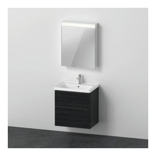 Duravit Möbel-Set D-Neo 650mm, Anschlag links, Eiche schwarz
