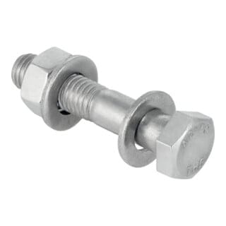 Geberit Schraubenset M 16x60mm, f Fl a CrNi-Stahl, Edelstahl