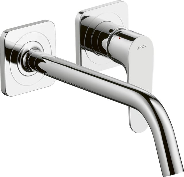hansgrohe Fertigset Axor Citterio M UP-Waschtisch-Einhebelmischer, Ausl. 227mm, m Roset., chrom