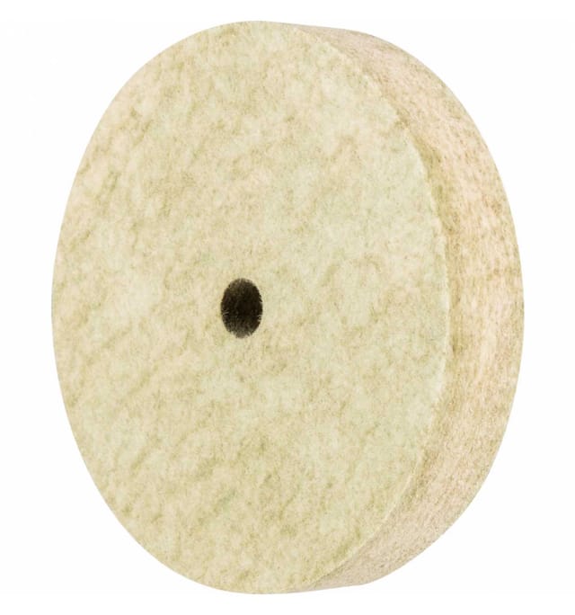PFERD TOOLS Filzscheibe mit Messingeinlage FKSC Ø 100x20mm Bohrung Ø 10mm für Vorpolitur