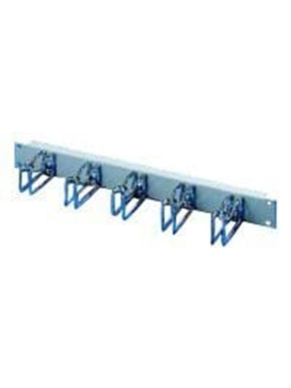 Rittal Rangierpanel 1HE, RAL7035 m. 5 Kabelführ.bügel DK 7257.200