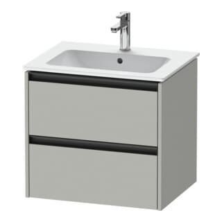 Duravit Waschtischunterschrank Ketho.2 61x48cm, betongr ma, 2 Schub., wandhängend