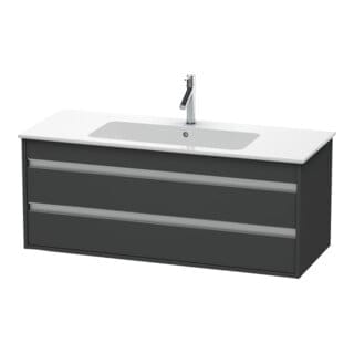 Duravit Waschtischunterschrank Ketho 120x47,5cm, graph ma, 2 Schubk., wandhängend
