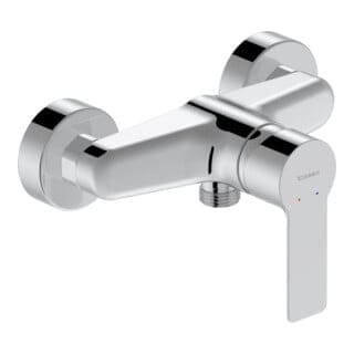Duravit Brause-Einhebelmischer D-Code Aufputz, Keramikmischsystem, chrom