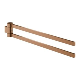Grohe Handtuchhalter Selection 44,1cm, 2-arm, schwenkb., w. suns geb.
