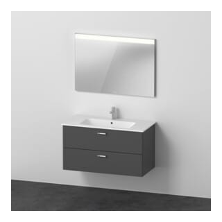 Duravit Möbel-Set XBase 103x49cm, WT, WTU 2 SBK, Sp., graph ma