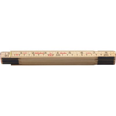 HULTAFORS Gliedermaßstab Birke 2mx17mm natur Zoll/mm-Teilung