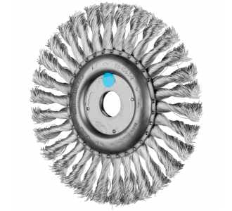 PFERD TOOLS Rundbürste gezopft RBG Ø 178x13x22,2 mm Edelstahl-Draht-Ø 0,35 mm Winkelschleifer (10)