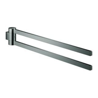 Grohe Handtuchhalter Selection 44,1cm, 2-arm, schwenkbar, hard graphite