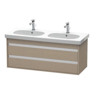 Duravit Waschtischunterschrank Ketho 115x45,5cm, lei, 2 Schubk., wandhängend