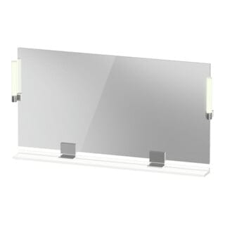 Duravit LED-Spiegel 9 W Sivida 133x65x3,6mm, w m, Leu., au, stl, G chr
