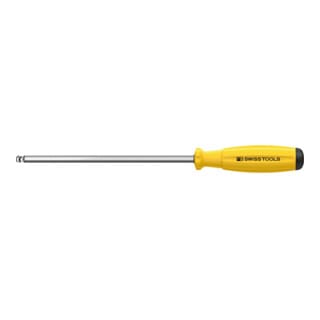PB Swiss Tools Sechskant-Kugelkopfschraubendreher, mit 2K-SwissGrip-Heft, ESD, 2,5 mm Sechskant