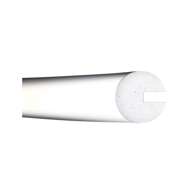 Moravia Prallschutz MORION Kreis Profilschutz 40 x 40 x 8 mm Länge 1000 mm weiß