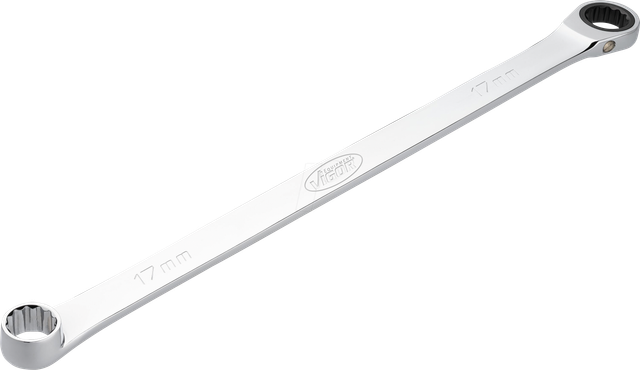 VIGOR Ratschen-Ringschlüssel, extra lang, V7031-17, SW 17 mm