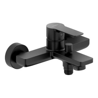 Duravit Wannen-Einhebelmischer D-Code AP, m Umstellvent., Keramikmisch., sw ma