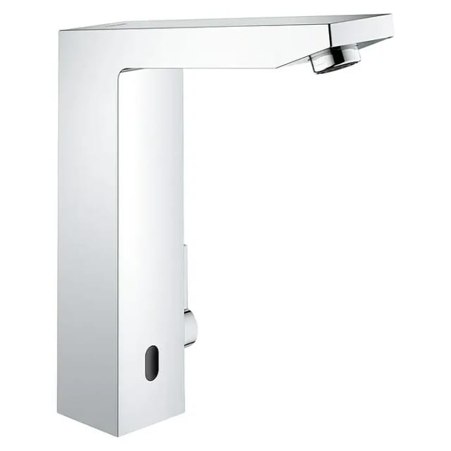 Grohe Infrarot-Waschtischarmatur Eurocube E chrom, mit Mischung, Temperaturbegrenzer
