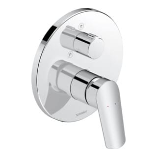 Duravit No. 1 Fertigmontageset UP-Einh-Brausem., m Umst-V, 2 Verb, chr