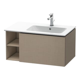 Duravit Waschtischunterschrank L-Cube 82x48,1x40cm, 1 Ausz., Beck. re, leinen