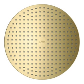 hansgrohe Kopfbrause 300 1jet Axor Decke, UP-Installation, brushed brass