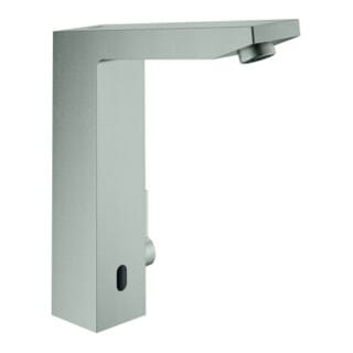 Grohe Infrarot-Waschtischarmatur Eurocube E superst., m Misch., Temp.begrenzer, 6 V