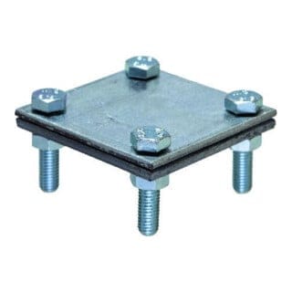 Obermoser Kreuzverbinder 60x60x3mm A4 fl/fl