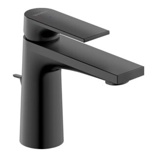 Duravit Waschtisch-Einhebelmischer Tulum S Fresh Ausl. 110mm, m Zugst.Abl.Gar., sw matt