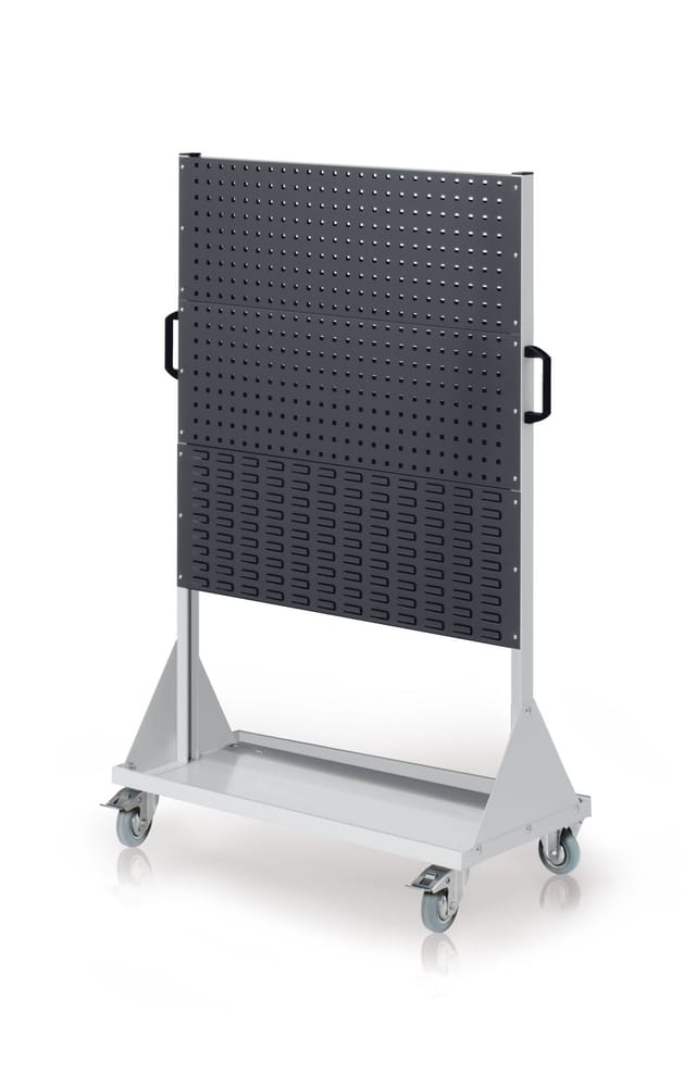 Kappes RasterMobil Gr. 4 RAL 7035/7016 H1580 mm 4 Loch-/2 Schlitzplatten